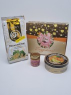 Набор 563 Праздничный леденцы, мед и чай с 8 марта