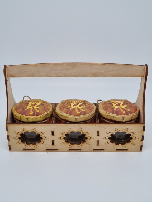 Набор 52 Подарочный варенье, мед акациевый, мед с орехами с 23 февраля Набор 52 Подарочный варенье, мед акациевый, мед с орехами с 23 февраля