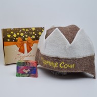 Набор для бани корона "Царица" лучший подарок Набор для бани корона "Царица" лучший подарок