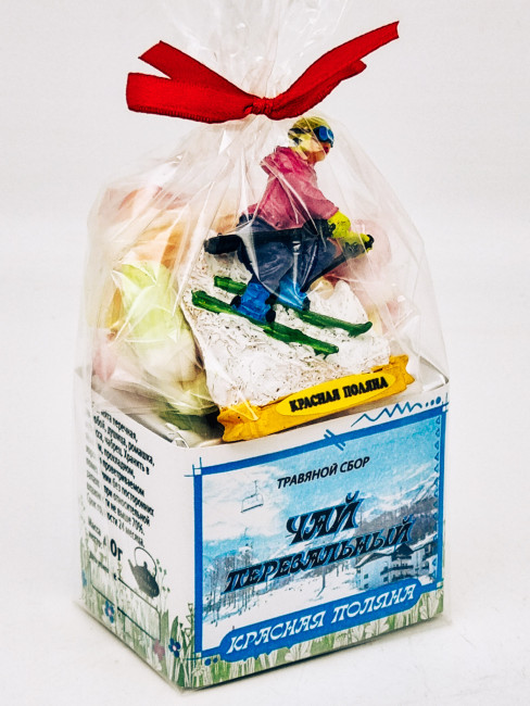 Краснополянский чай "Перевальный" 40гр + парварда 50гр Красная поляна с магнитом лыжник 1 Краснополянский чай "Перевальный" 40гр + парварда 50гр Красная поляна с магнитом лыжник 1