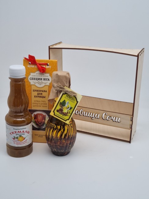 Ассорти для птицы "Соус, специи, масло со специями" №3 лучший подарок