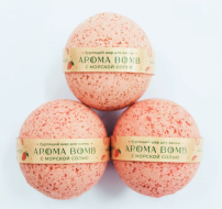 Соль для ванн шарик "Манго" 160гр Соль для ванн шарик "Манго" 160гр