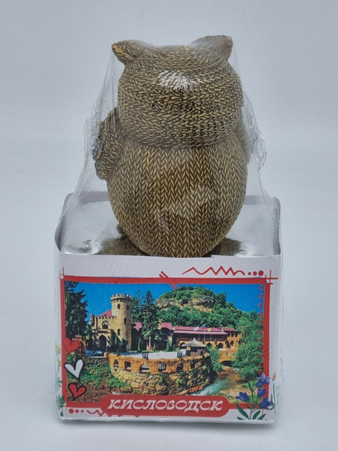 Чай черный ручной сбор 35гр с сувениром сова Кисловодск