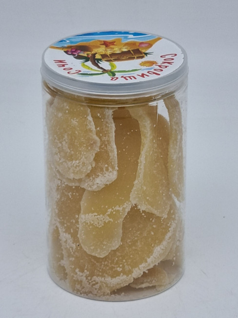 Имбирь в сахаре кусочки 100гр в пэт