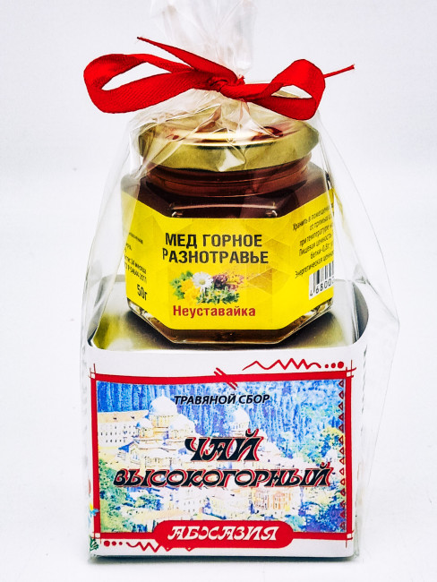 Краснополянский чай "Высокогорный" 40гр +мед 50гр Абхазия Краснополянский чай "Высокогорный" 40гр +мед 50гр Абхазия