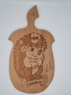 Доска разделочная буковая желудь Маме с любовью