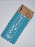 Полотенце махровое бирюза "Маме из Сочи" 35*60