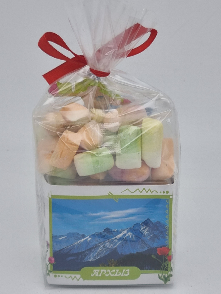 Краснополянский чай "Высокогорный" 40гр + парварда 50гр Архыз с магнитом сноубордист 1