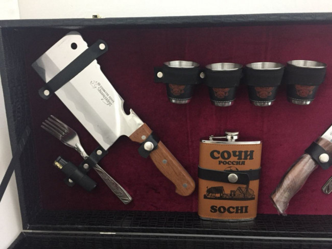 Набор №11 в коробке кожзам "Дипломат из Сочи"