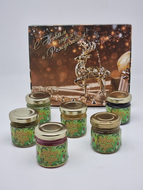 Набор 70 мёд и варенье с новым годом Набор 70 мёд и варенье с новым годом