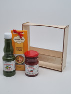 Ассорти для рыбы "Соус, аджика, смесь специй" №1 с новым годом