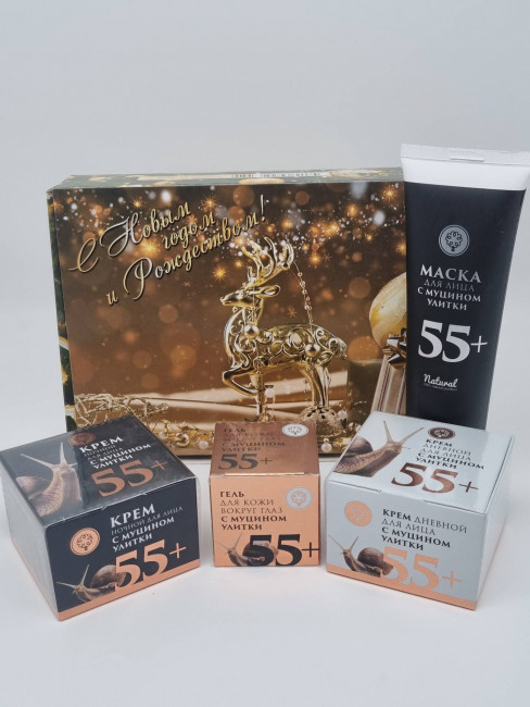 Набор 28 косметика с Муцином улитки 265гр с новым годом