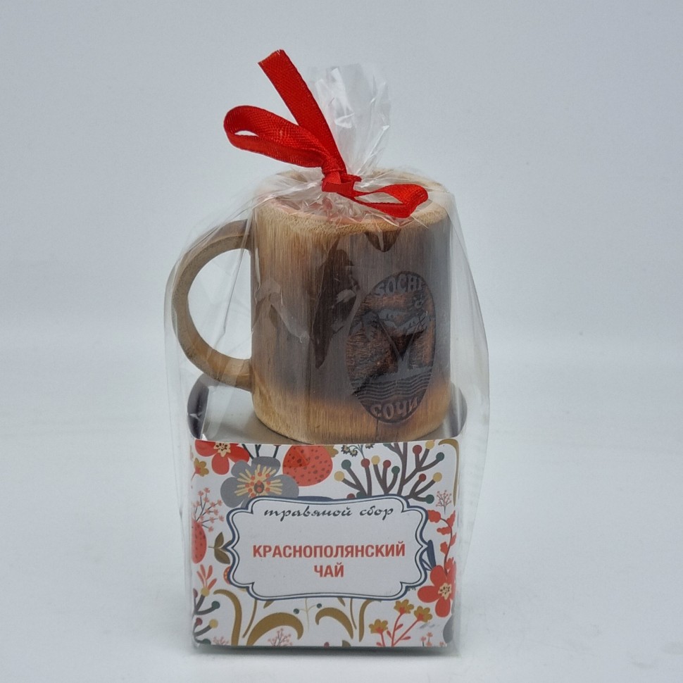 Краснополянский чай 40гр +кружка мини бамбук