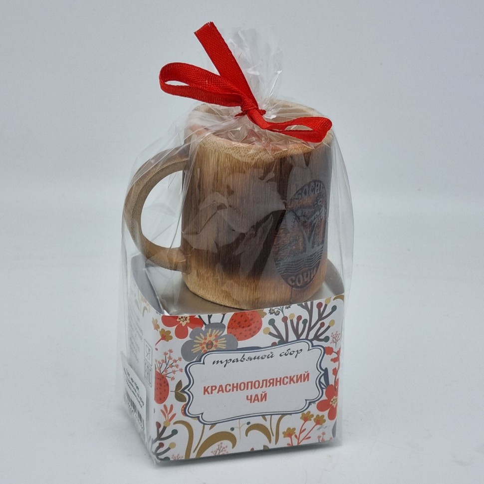 Краснополянский чай 40гр +кружка мини бамбук