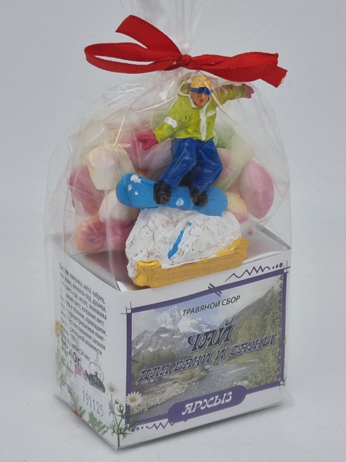 Краснополянский чай "для сауны и бани" 40гр +парварда 50гр Архыз с магнитом сноубордист 1 Краснополянский чай "для сауны и бани" 40гр +парварда 50гр Архыз с магнитом сноубордист 1