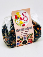 Подарок на 8 марта чай черный с добавками "Высокогорный" 100гр