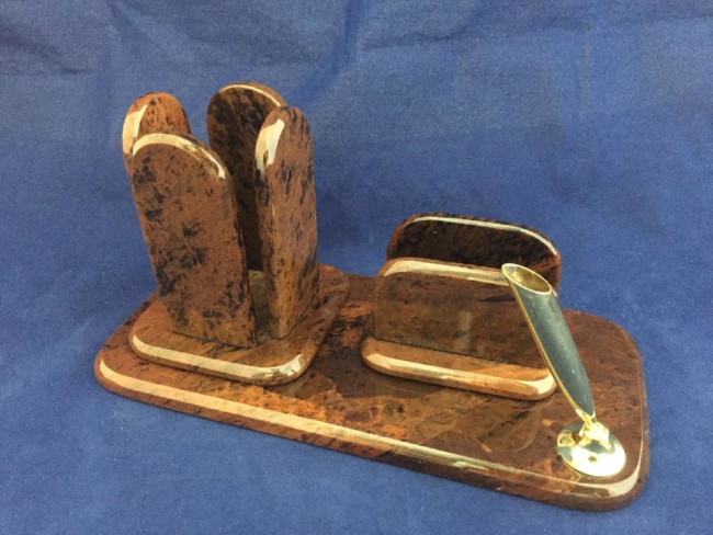 Настольный набор письменный маленький - 1500гр