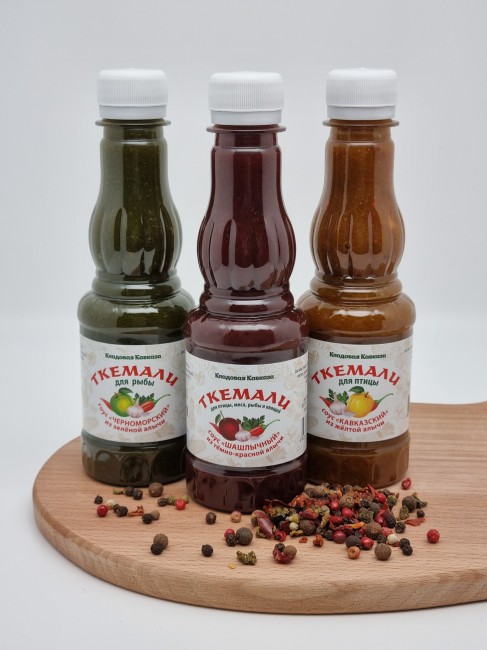 Набор 3 соуса "Птица, рыба, шашлык" ассорти №2 750мл