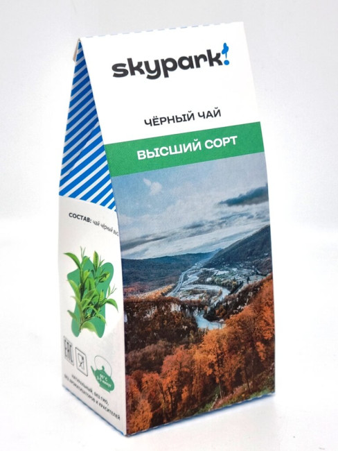 Чёрный чай "Высший сорт" с логотипом Чёрный чай "Высший сорт" с логотипом