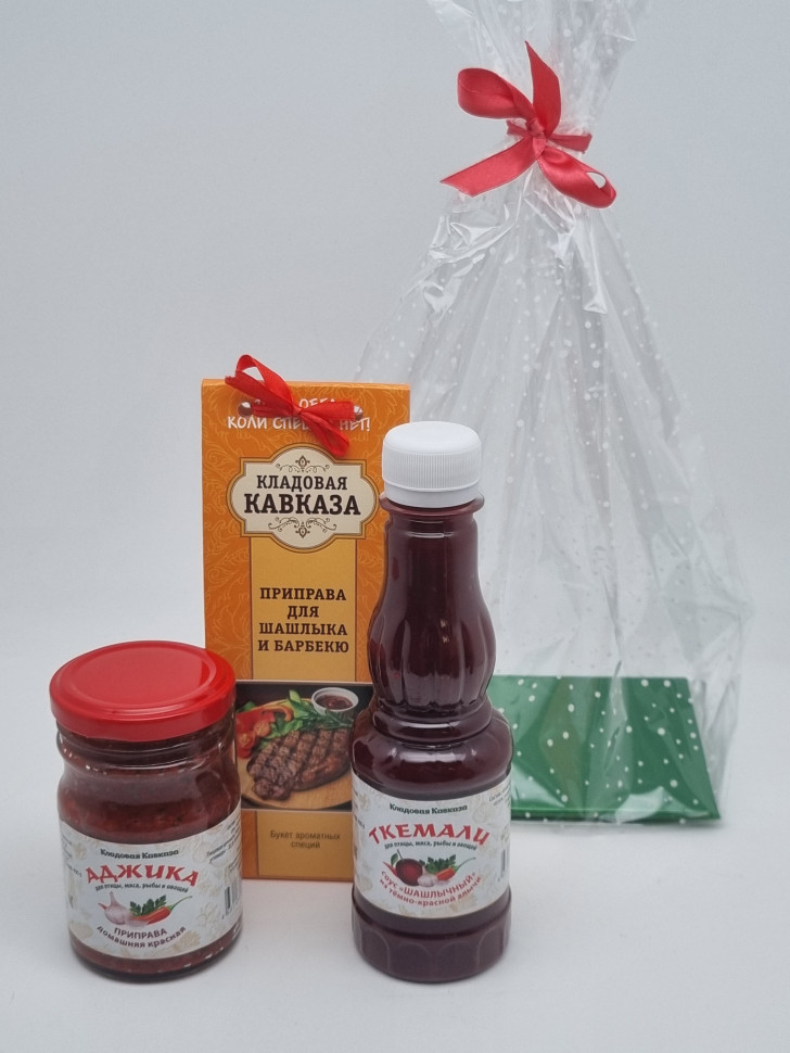 Ассорти для шашлыка "Соус, аджика, смесь специй" №1