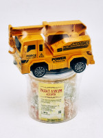 Машинка строительная инерционная + Рахат-лукум ассорти 100гр