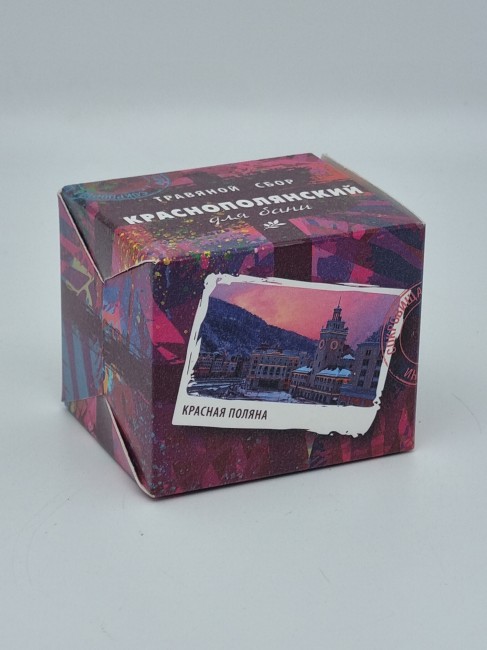 Чай черный с травами "Краснополянский для бани" 40гр Чай черный с травами "Краснополянский для бани" 40гр