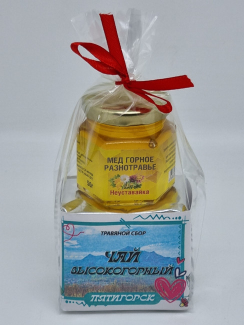 Краснополянский чай "Высокогорный" 40гр +мед 50гр Пятигорск Краснополянский чай "Высокогорный" 40гр +мед 50гр Пятигорск