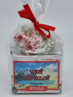 Чай черный ручной сбор 35гр +лукум 50гр Архыз