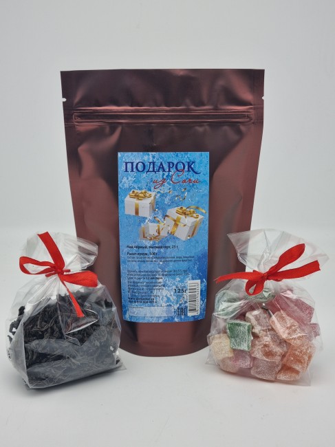 Чай черный экстра с лукумом "Подарок из Сочи" 125гр
