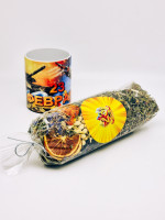 Подарочный набор с 23 февраля Краснополянский чай "Букет здоровья" 100гр в кружке 200мл