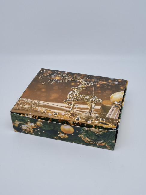 Набор 43 носки черные 6шт с новым годом