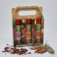 Ассорти специй из Сочи 3 банки 350гр с новым годом