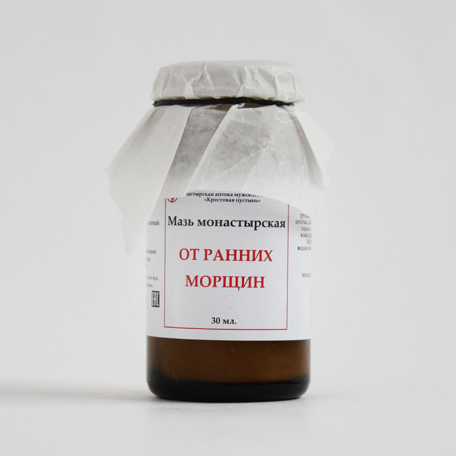 Мазь "От ранних морщин" Монастырская аптека 30мл