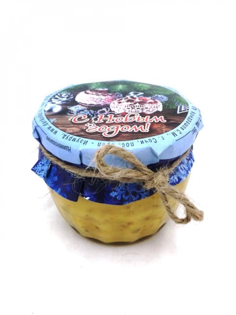 Мед с пыльцой 170гр с новым годом Мед с пыльцой 170гр с новым годом