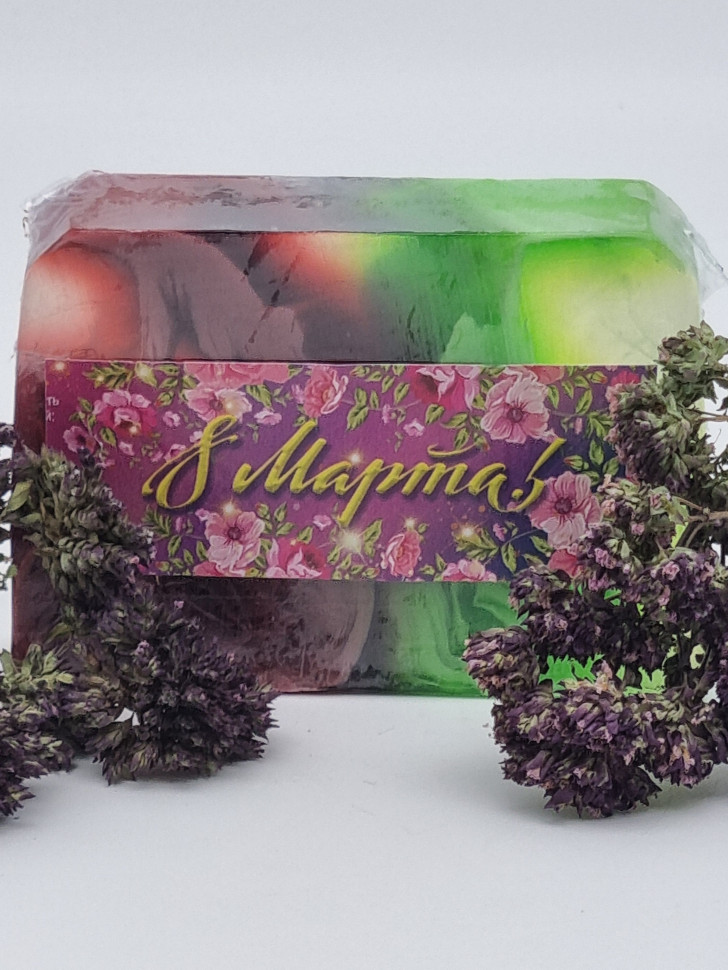 Мыло с 8 марта Золотая Мацеста "Виноград" 100гр