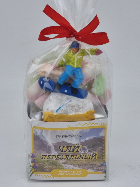 Краснополянский чай "Перевальный" 40гр + парварда 50гр Архыз с магнитом сноубордист 1 Краснополянский чай "Перевальный" 40гр + парварда 50гр Архыз с магнитом сноубордист 1