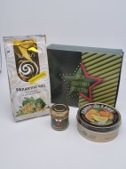 Набор 563 Праздничный леденцы, мед и чай с 23 февраля