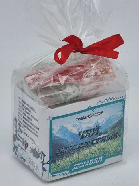 Краснополянский чай "Высокогорный" 40гр +лукум 50гр Домбай Краснополянский чай "Высокогорный" 40гр +лукум 50гр Домбай