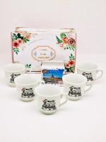 Набор из 5 кофейных чашек с кофе 100гр Сочи