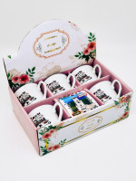 Набор из 5 кофейных чашек с кофе 100гр Сочи