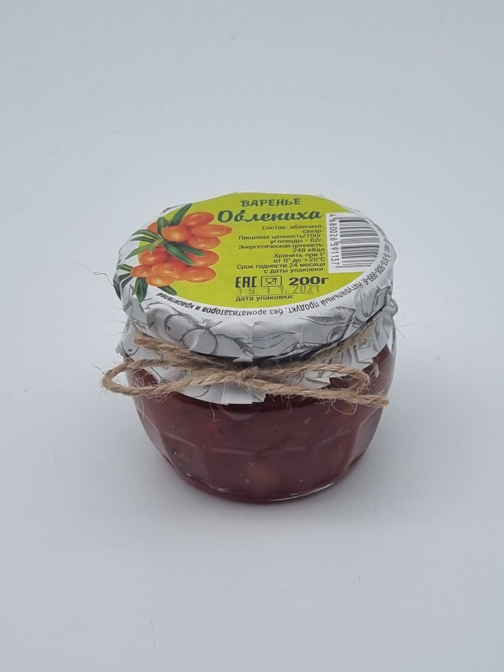 Варенье облепиха 200гр