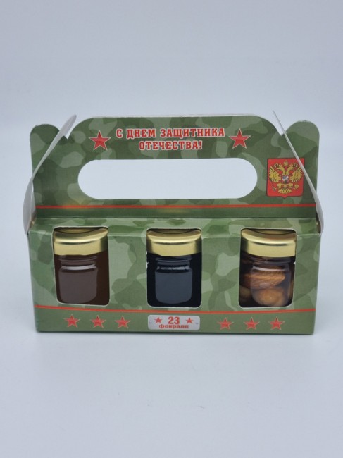 Набор Праздничный 3А 3 меда с 23 февраля
