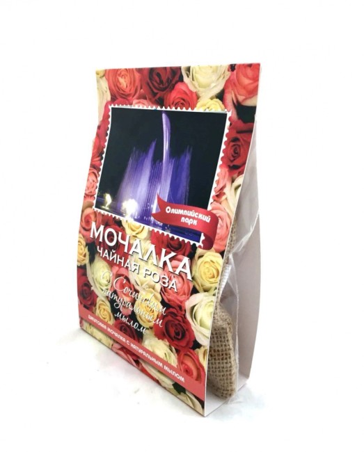 Мочалка джутовая "Чайная роза"