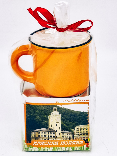 Краснополянский чай "Высокогорный" 40гр с кружкой мини Красная поляна