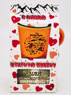 Краснополянский чай "Высокогорный" 40гр с кружкой мини Красная поляна