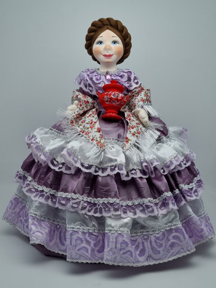 Грелка на чайник или самовар "Кукла Татьяна" диаметр 60см