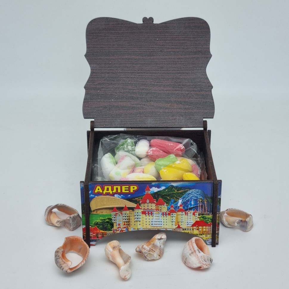 Сокровища Сочи Шкатулка №1 со сладостями