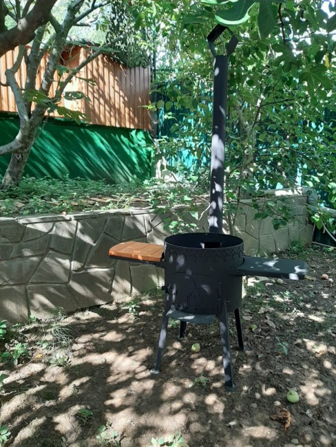 Печь на 12л с двумя съемными столиками