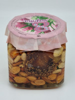 Мед с орехами ассорти 420гр с 8 марта