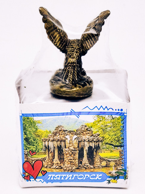 Чай зеленый ручной сбор 40гр Пятигорск с сувениром орел средний Чай зеленый ручной сбор 40гр Пятигорск с сувениром орел средний